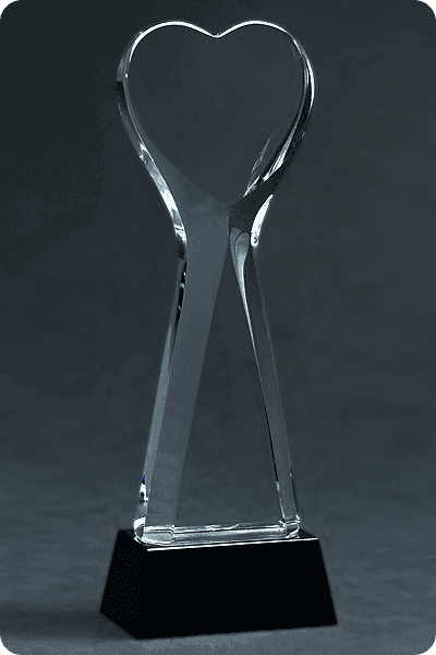 Trophée en cristal -  GLA0156