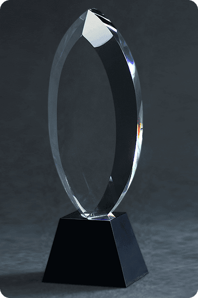 Trophée en cristal -  GLA0157