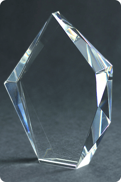 Trophée en cristal -  GLA0159