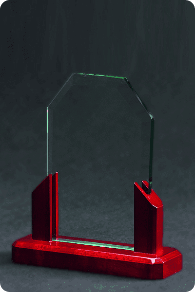 Trophée en verre -  GLA0163