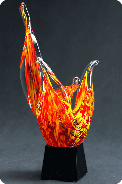 Trophée en verre -  GLA0165