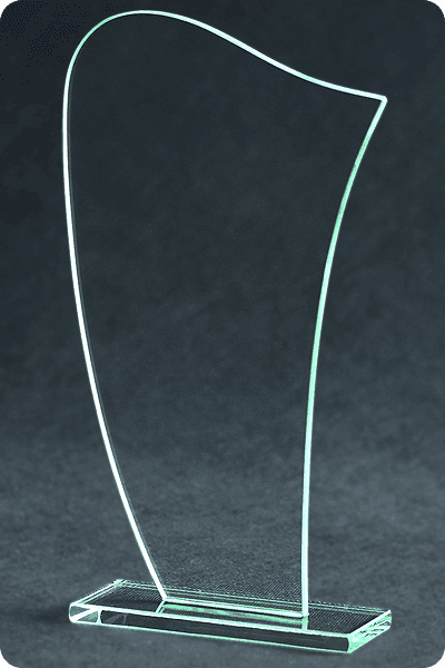 Trophée en verre -  GLA0170