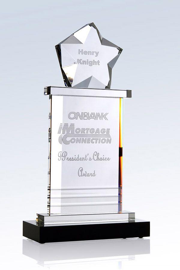 Trophée en cristal -  GLA1772