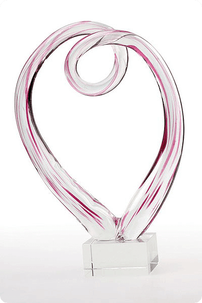 Trophée en verre -  GLA0179