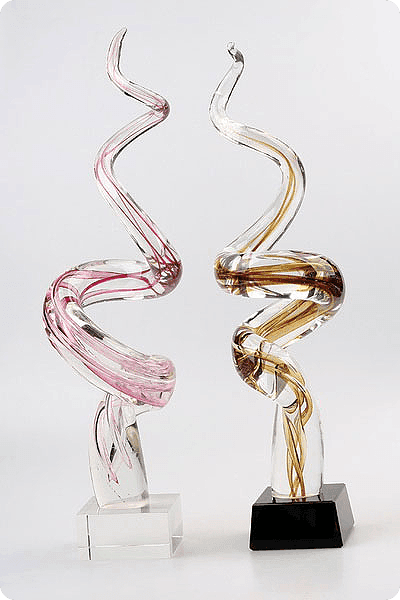 Trophée en verre -  GLA0183