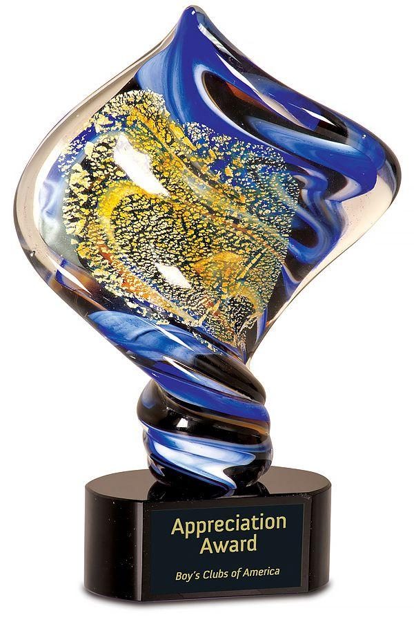 Trophée en verre -  GLA1866