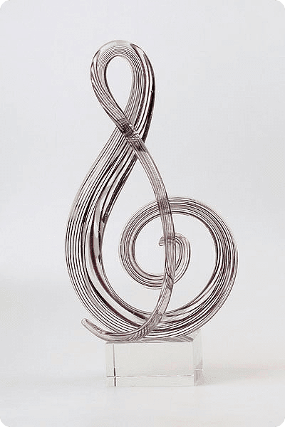 Trophée en verre -  GLA0186