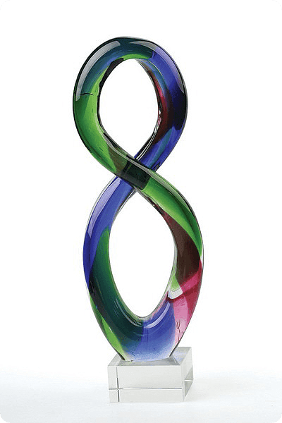 Trophée en verre -  GLA0188