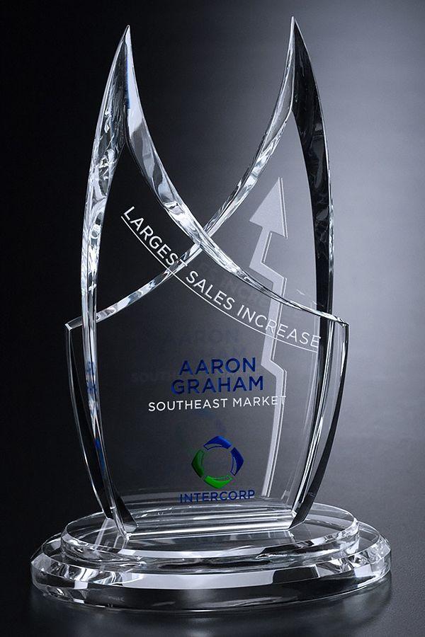 Trophée en verre -  GLA1956