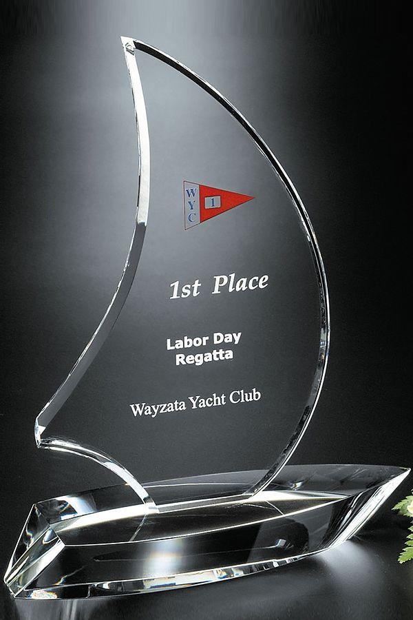 Trophée en verre -  GLA1982