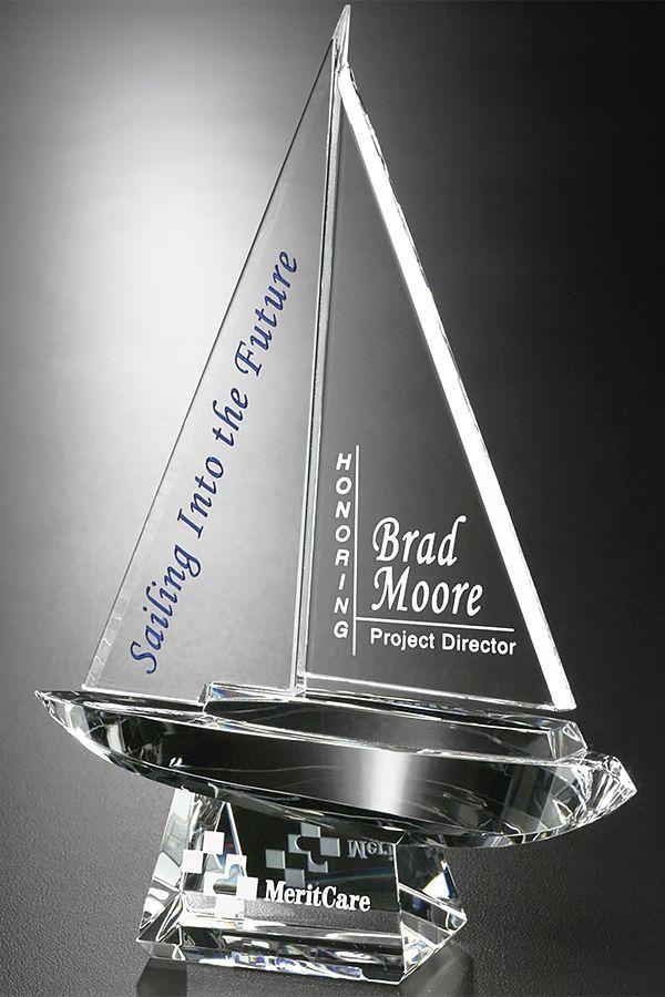 Trophée en verre -  GLA1991