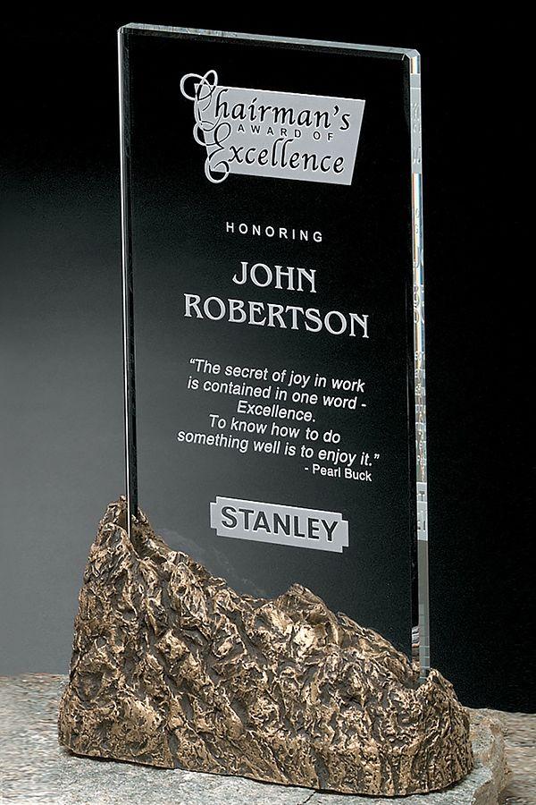 Trophée en verre -  GLA1998