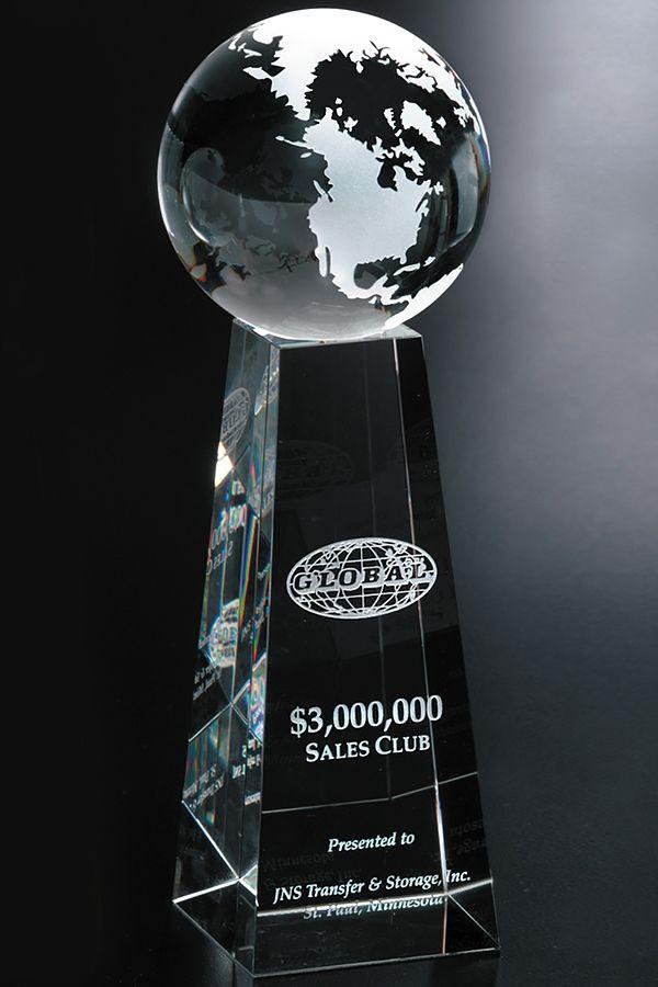 Trophée en cristal -  GLA2001