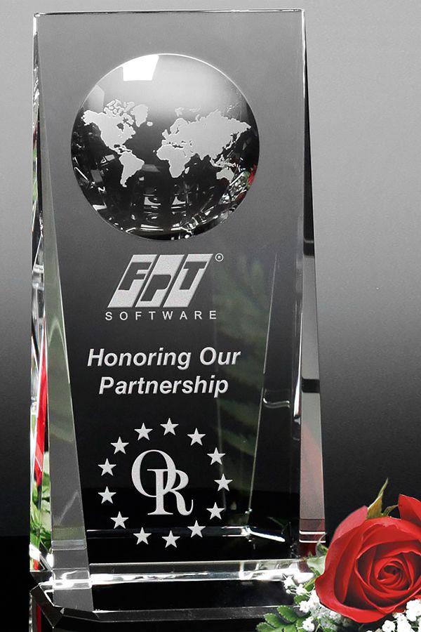 Trophée en cristal -  GLA2017