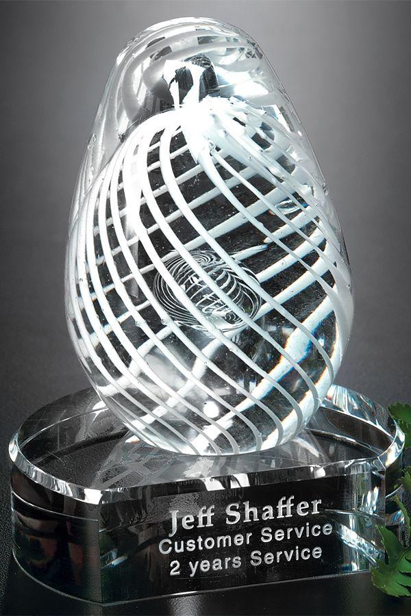 Trophée en verre -  GLA2019
