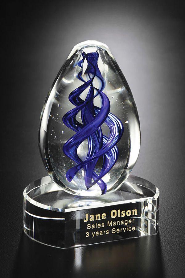 Trophée en verre -  GLA2040