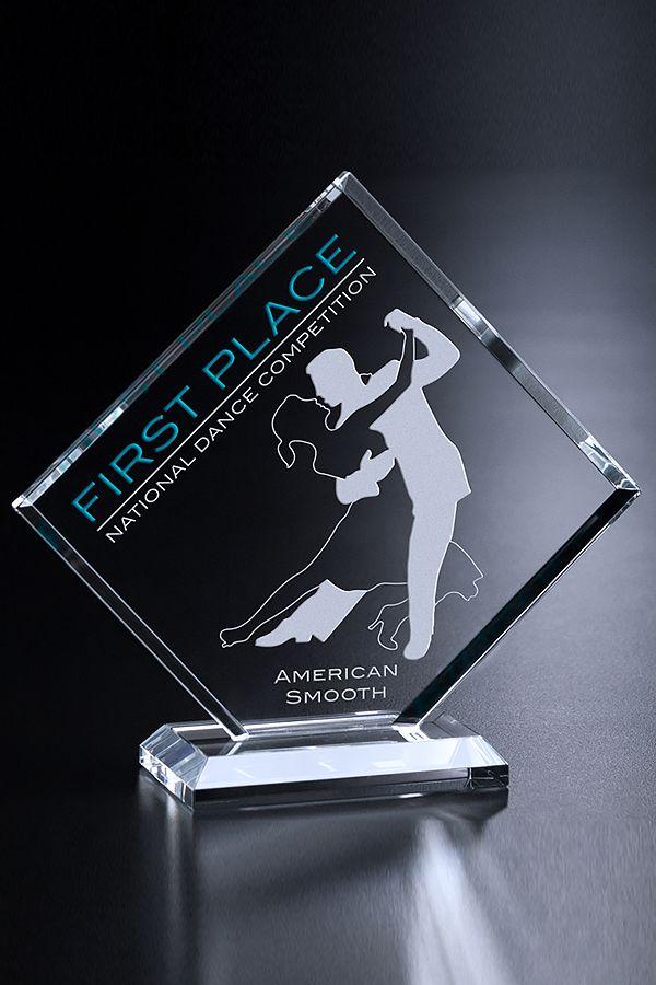 Trophée en verre -  GLA2082