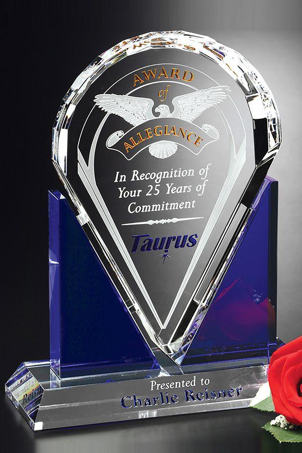 Trophée en cristal -  GLA2090