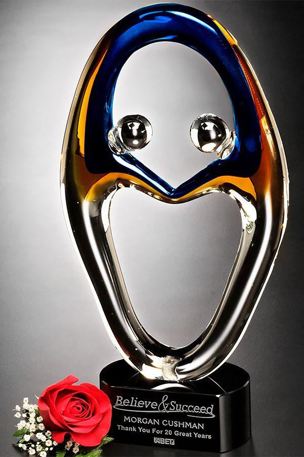 Trophée en verre -  GLA2097