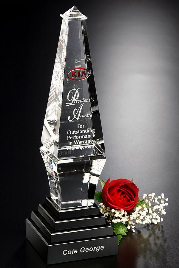 Trophée en cristal -  GLA2099