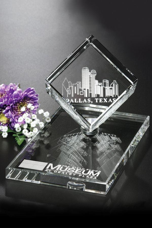 Trophée en cristal -  GLA2123