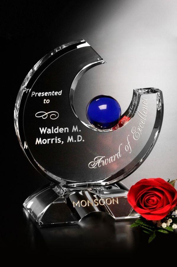 Trophée en verre -  GLA2144