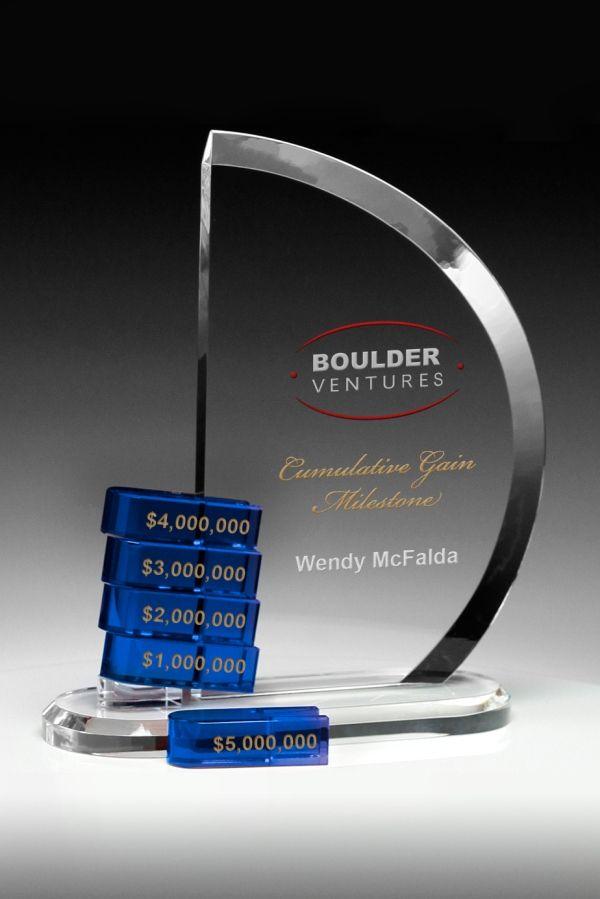 Trophée en verre -  GLA2150