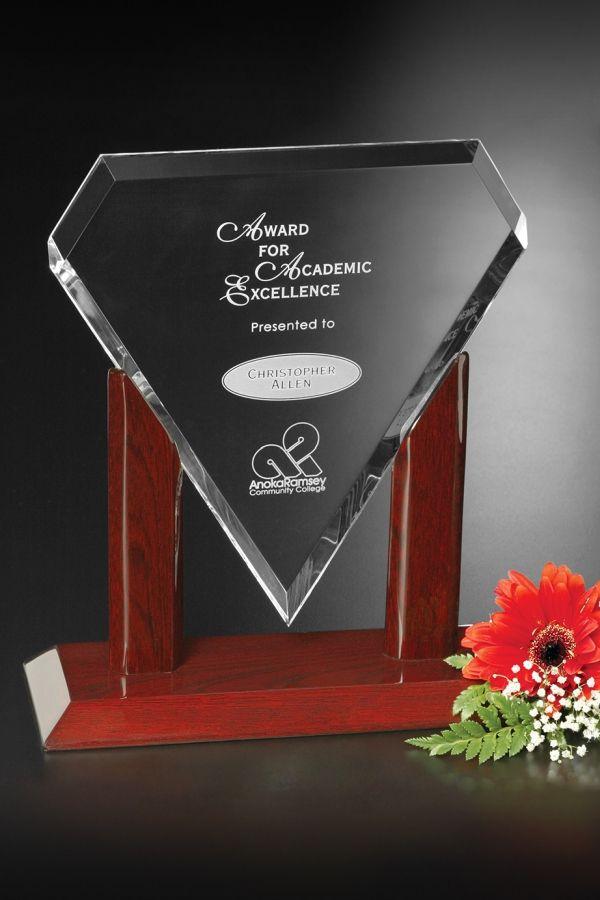 Trophée en verre -  GLA2229