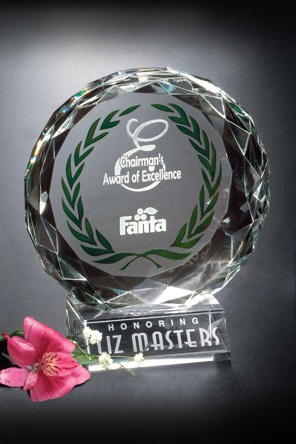 Trophée en cristal -  GLA2294