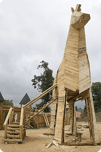 Trophées en bois -  DRE026