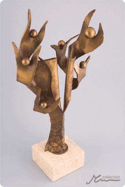 Trophées en métal -  MET044