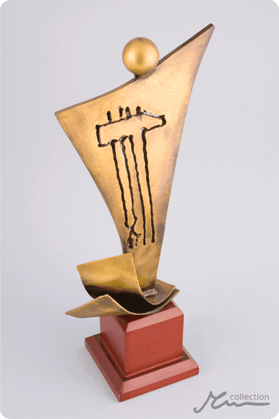 Trophées en métal -  MET053