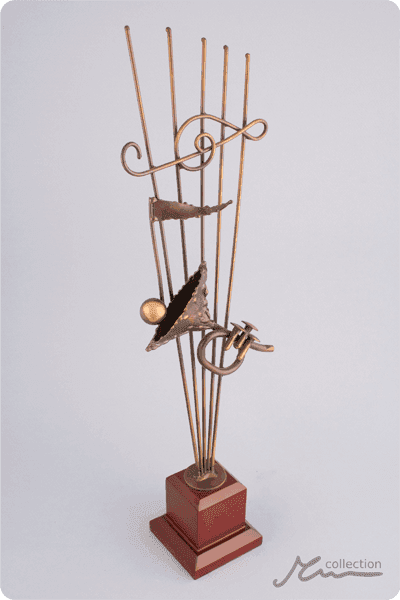 Trophées en métal -  MET055