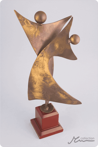 Trophées en métal -  MET064