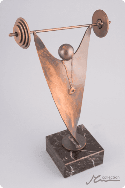 Trophées en métal -  MET073