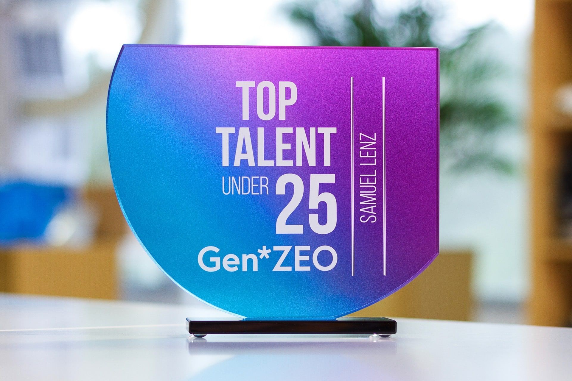 statuetka szklo top talent glasso